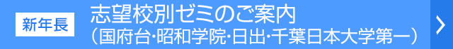 志望校別ゼミご案内